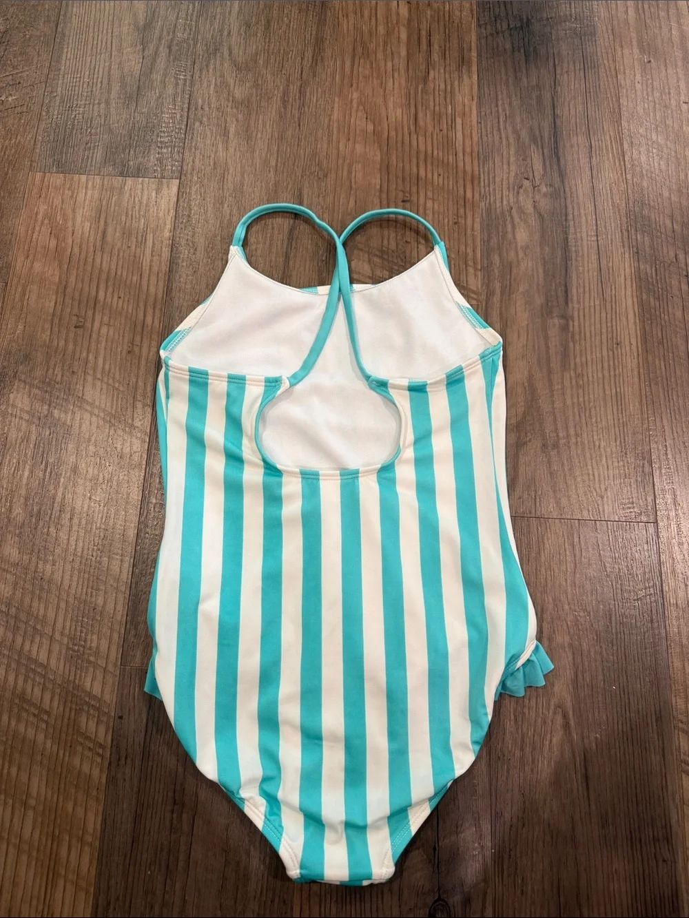NWOT Cat & Jack striped swimsuit Girls 10/12